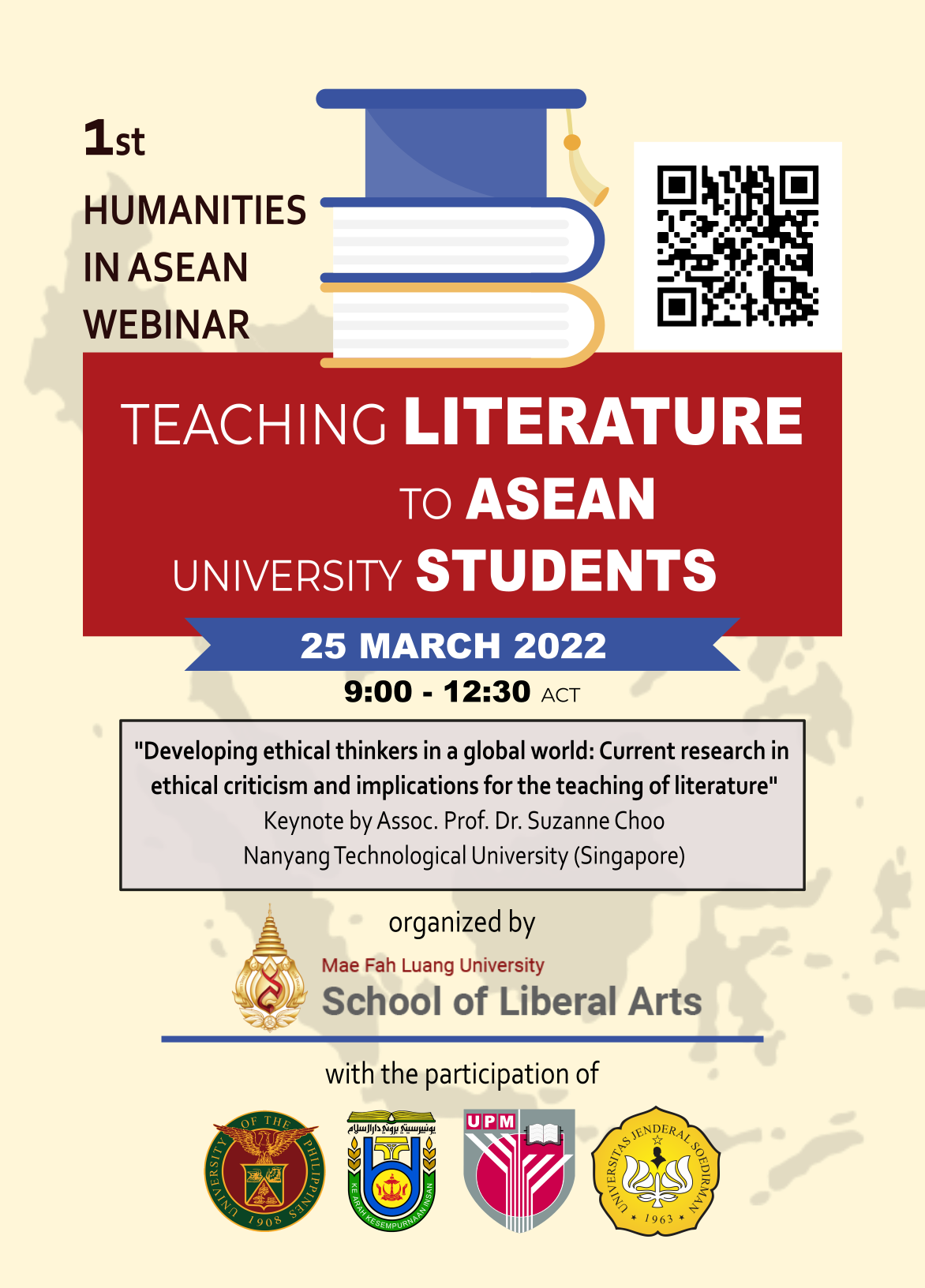 1st Humanities in ASEAN Webinar - Teaching literature to ASEAN university students